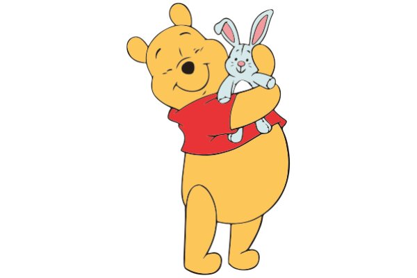 Winnie the Pooh and his Easter Bunny Friend