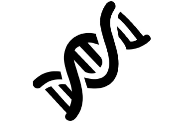 Stylized DNA Double Helix Logo