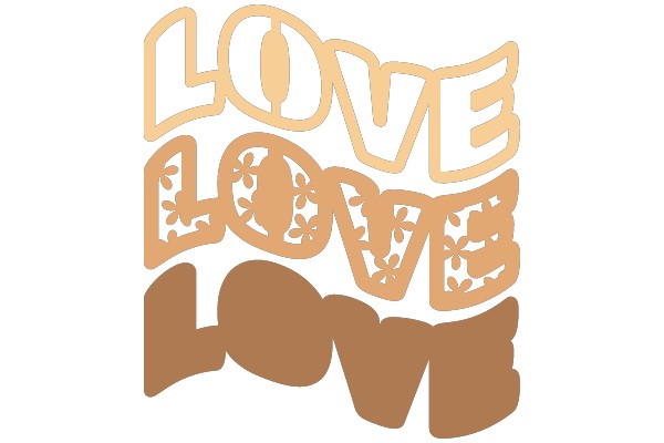 Romantic 3D Laser-Cut Love Decoration