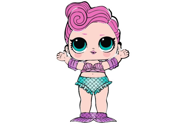 Vibrant Little Explorer: A Colorful Character's Adventure Awaits