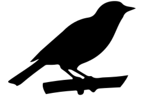 Silhouette of a Bird on a Branch