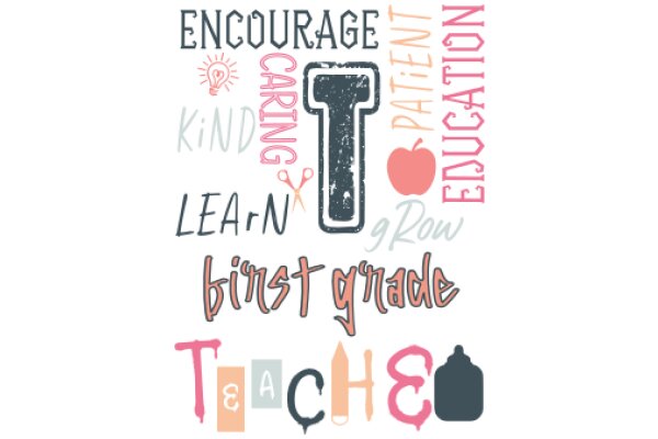 A Collage of Words: Encouragement, Care, Learning, and Education