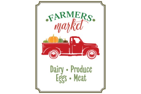 Farmers Market: Dairy, Produce, Eggs, Meat