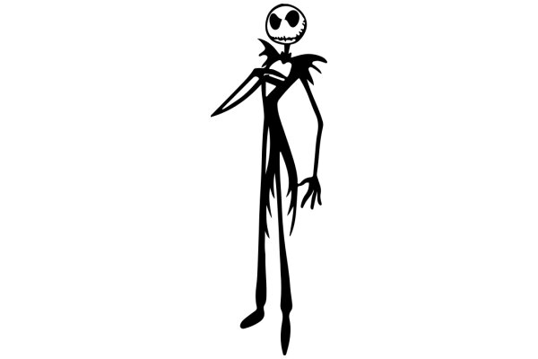 Stylized Jack Skellington Character