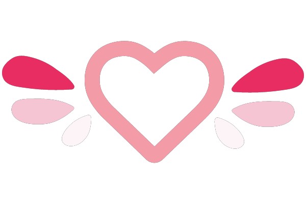 Love in Bloom: A Heart with Wings
