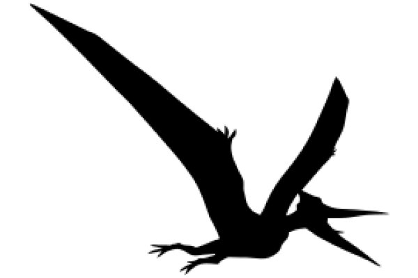 Silhouette of a Flying Dragon
