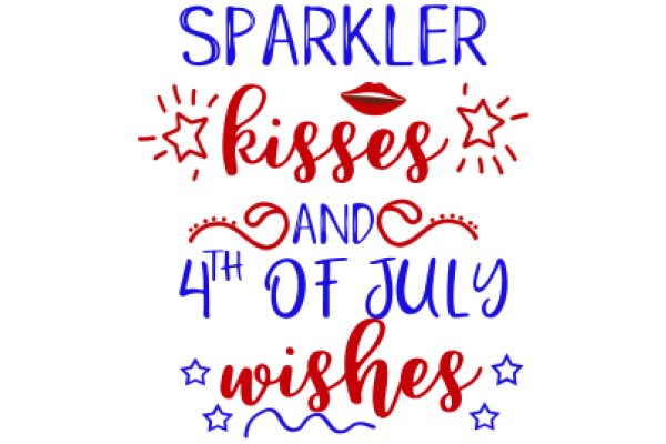Celebrate the 4th of July with a Sparkler Kiss and Wishes!