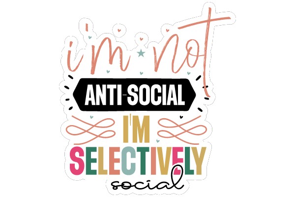 Anti-Social Sticker: A Humorous Take on Social Media