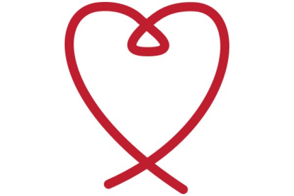 Simplistic Red Heart Logo