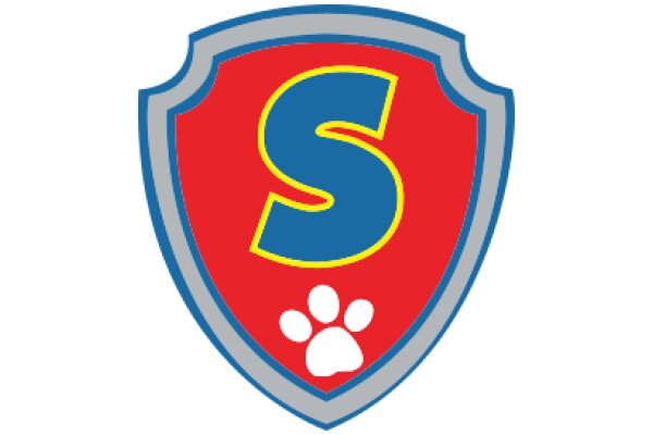 Vivid Logo: A Shield with a Paw Print and the Letter 'S'