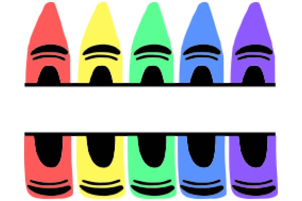 Vibrant Rainbow Pencils: A Colorful Collection of Art Supplies
