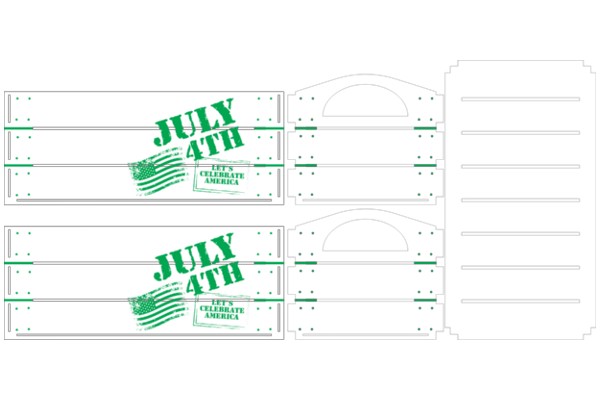 Celebrating July 4th with American Flags and Stickers