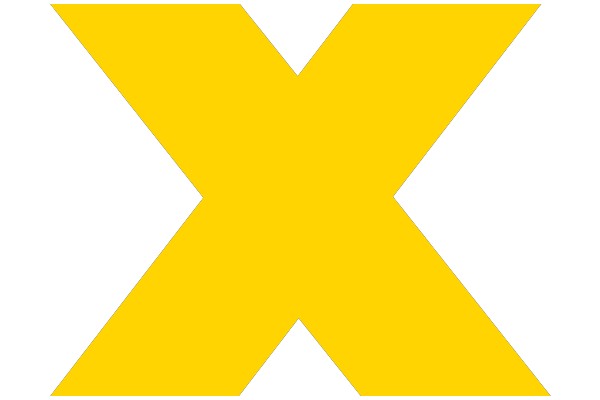 Yellow X Symbol
