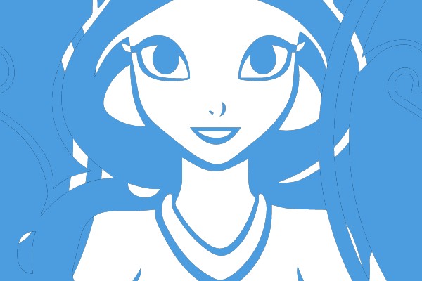 Aladdin's Princess Jasmine in a Blue Circle Badge