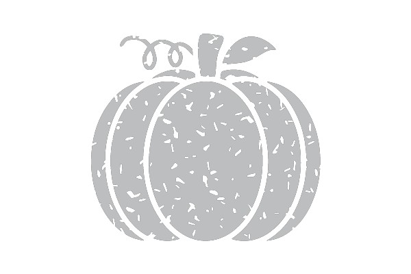 Carved Pumpkin Silhouette