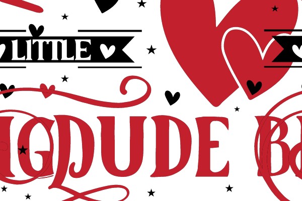 Little Dude Big Heart: A Playful Affirmation Poster