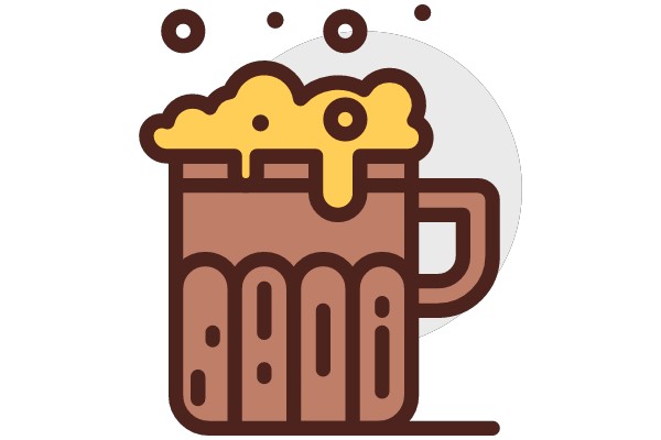 A Delightful Illustration of a Mug of Beer