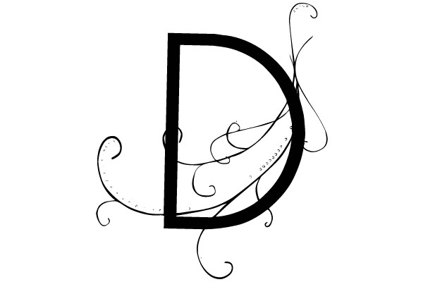 Decorative Letter D