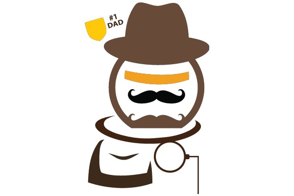 A Stylish Father's Day Gift: A Mustache Hat and a Tie