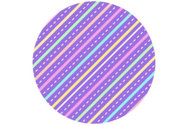 Vibrant Striped Pattern: A Colorful Display of Purple, Pink, Yellow, and Green