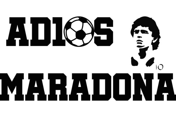A Tribute to the Legendary Maradona: A Symbol of Adios and Maradona