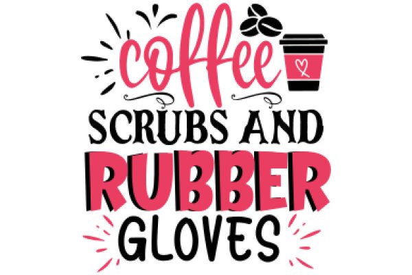 Coffee, Scrubs, and Rubber Gloves: A Graphic Design Showcasing the Essentials of a Barista's Life