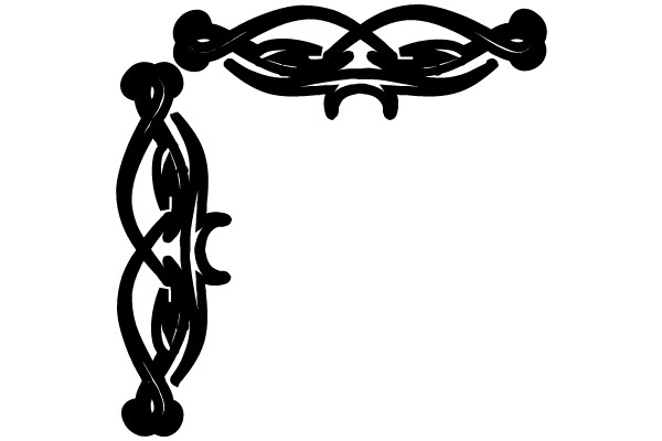 Ornate Vintage Flourish: A Timeless Border Design