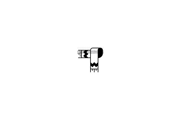 Abstract Patterned Stick Figure.