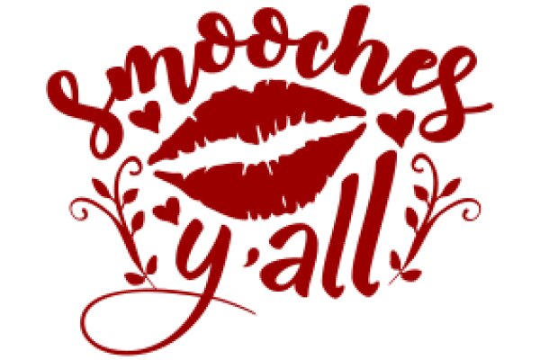 Smooches Y'all: A Playful and Romantic Sign