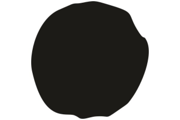 A Solid Black Circle