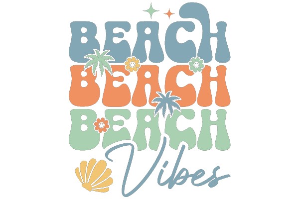 Vibrant Beach Vibes: A Colorful Celebration of the Seaside