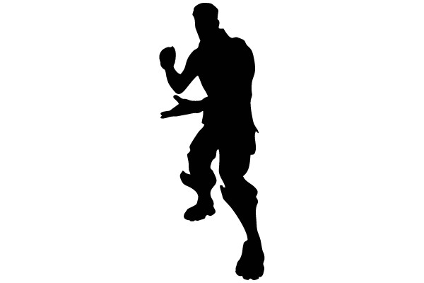 Silhouette of a Dancing Figure