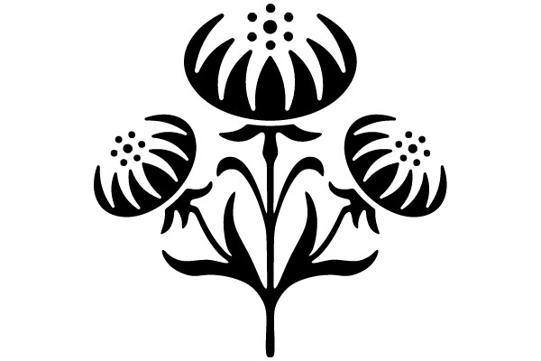 Ornate Vintage Floral Decoration