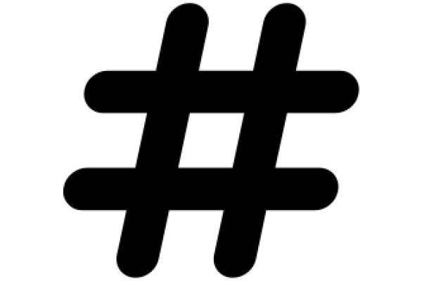 Simplistic Hashtag Logo