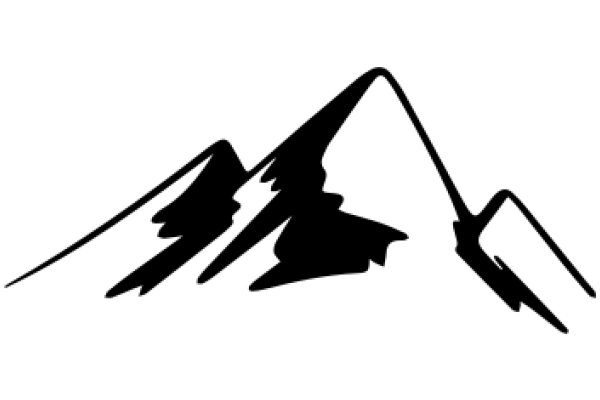 Silhouette of a Mountain Range