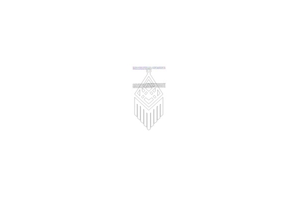 Geometric Elegance: An Intricate Pendant Design
