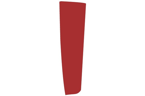 A Red Cylindrical Object