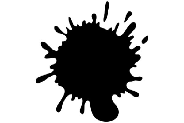 Ink Splatter Art: A Abstract Design
