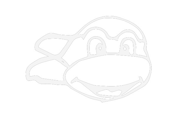 Monkey Face Outline