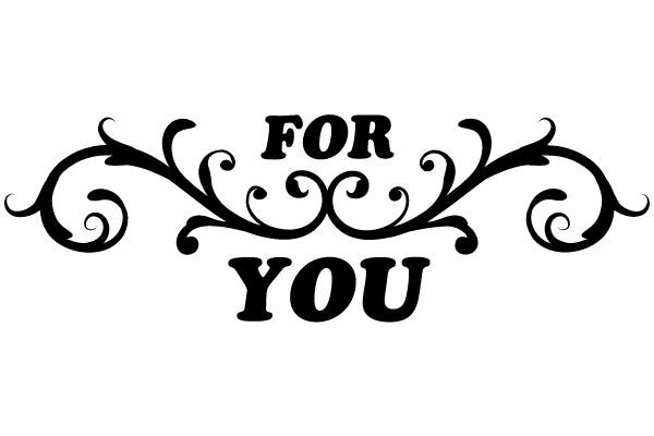 Classic Flourish Ornament: For You