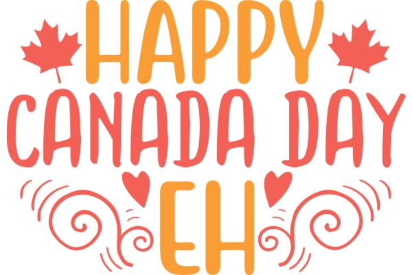 Happy Canada Day: A Graphic Design Celebrating Canadian Culture and Pride