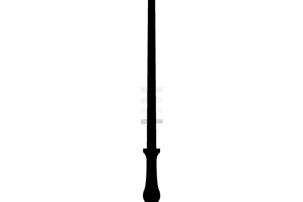 Silhouette of a Candlestick