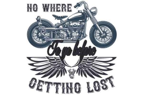 Vintage Motorcycle Advertisement: No Where to Go Before Getting Lost