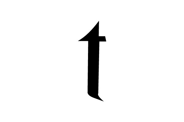 Vertical Black Arrow Symbol