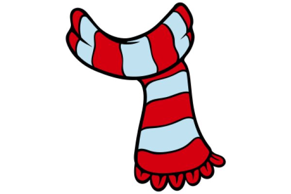 A Vibrant and Stylish Scarf Illustration