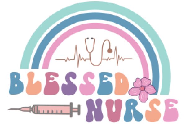 Blessed Nurse: A Colorful Logo for a Nurse's Journey