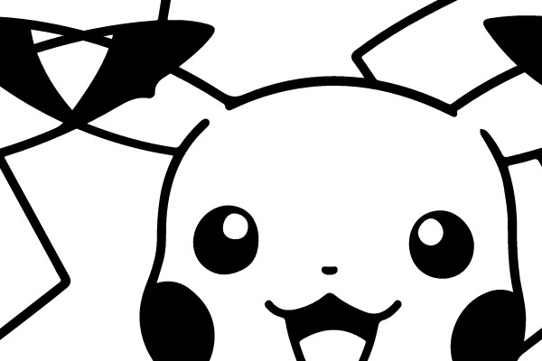 Pikachu Coloring Page