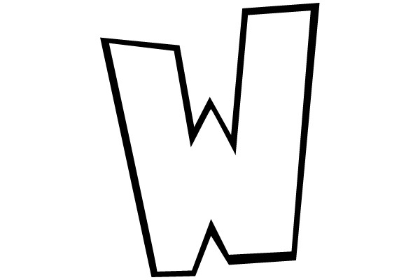 Bold Black Letter W