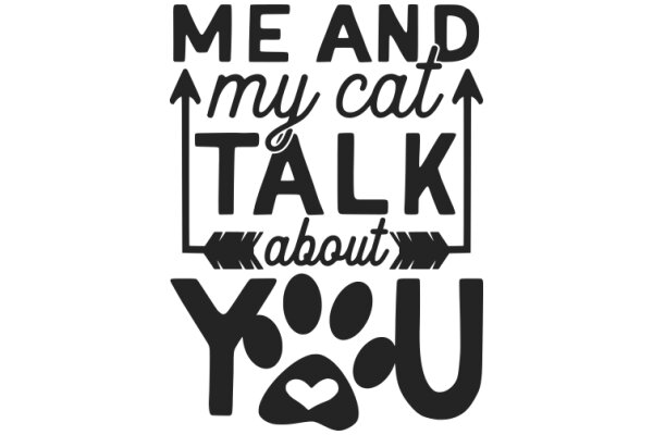 Me and My Cat: A Graphic Tribute to the Bond Between Pet and Owner