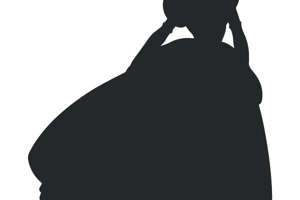 Silhouette of a Regal Figure